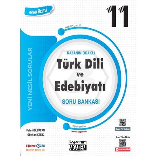 Üçgen Akademi 11. Sınıf Türk Dil ve Edebiyatı Konunun Özü Soru Bankası