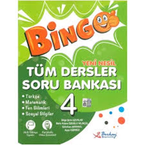 Berkay 4. Sınıf Bingo Yeni Nesil Tüm Dersler Soru Bankası