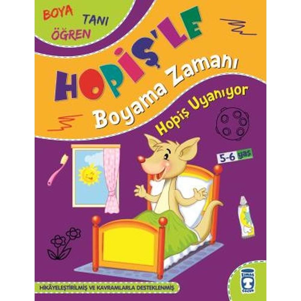 Hopiş Uyanıyor Hopişle Boyama Zamanı