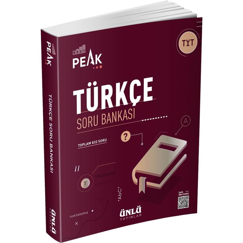 Ünlü TYT Türkçe Best Peak Soru Bankası