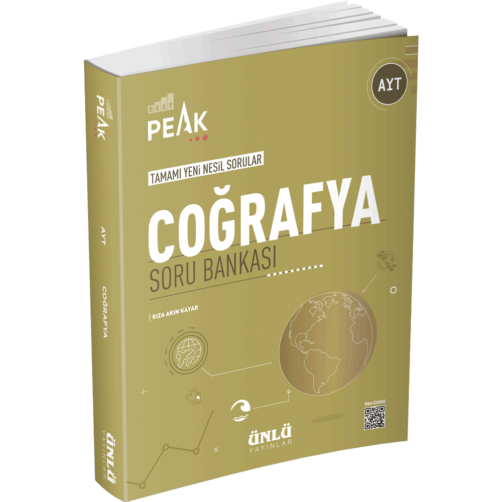 Ünlü AYT Coğrafya Best Peak Soru Bankası