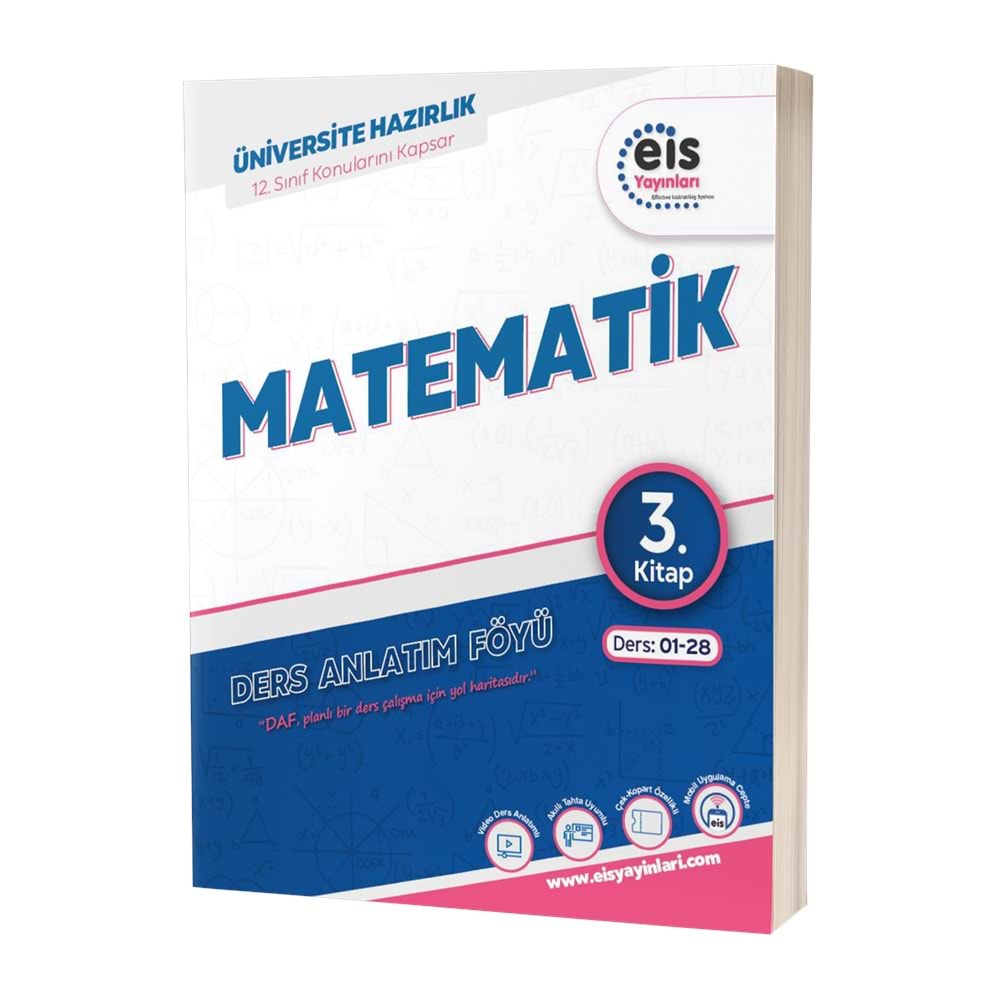 Eis TYT AYT Matematik Ders Anlatım Föyü 3.Kitap
