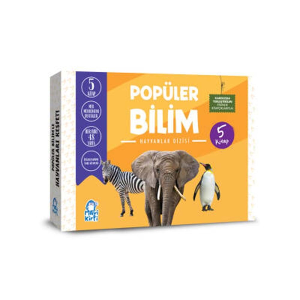 Popüler Bilim Hayvanlar Set (5 Kitap)