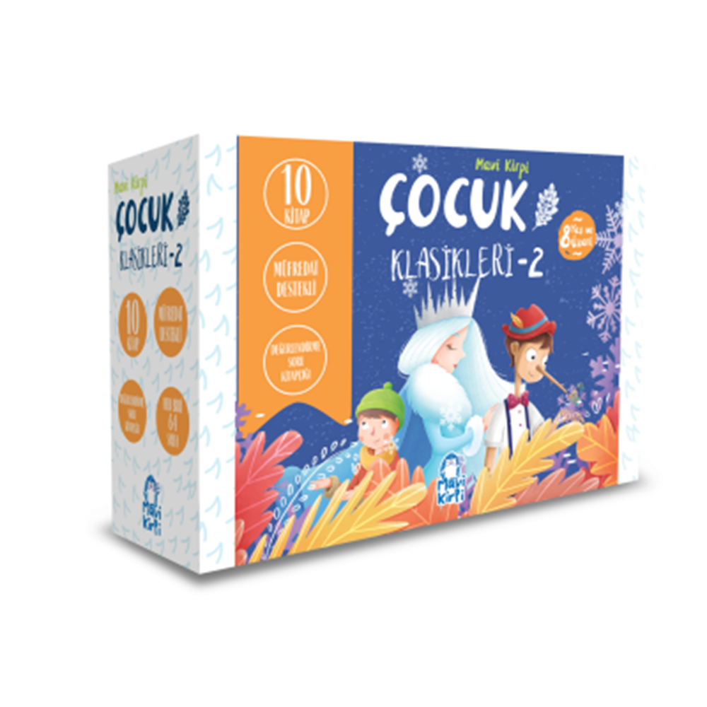 Mavi Kirpi Çocuk Klasikleri 2 (10 Kitap)