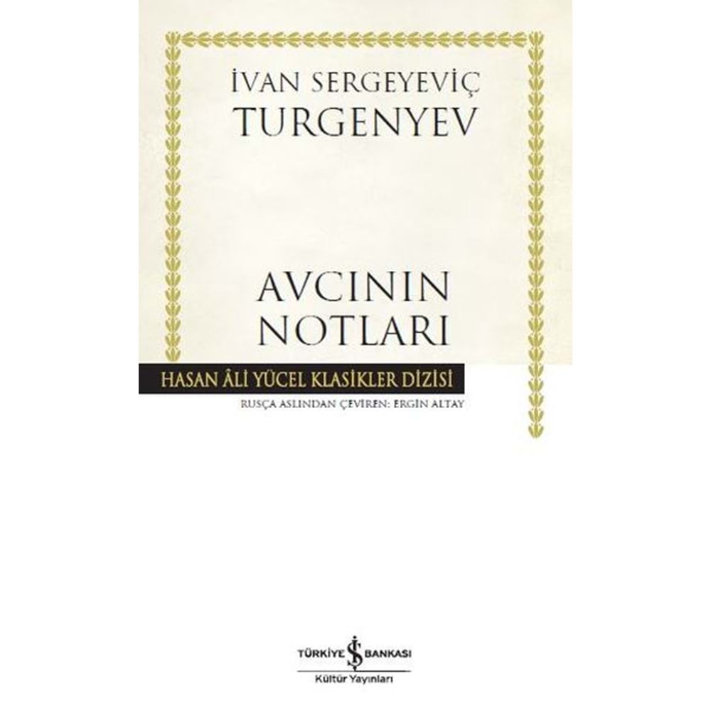 Avcının Notları Hasan Ali Yücel Klasikleri