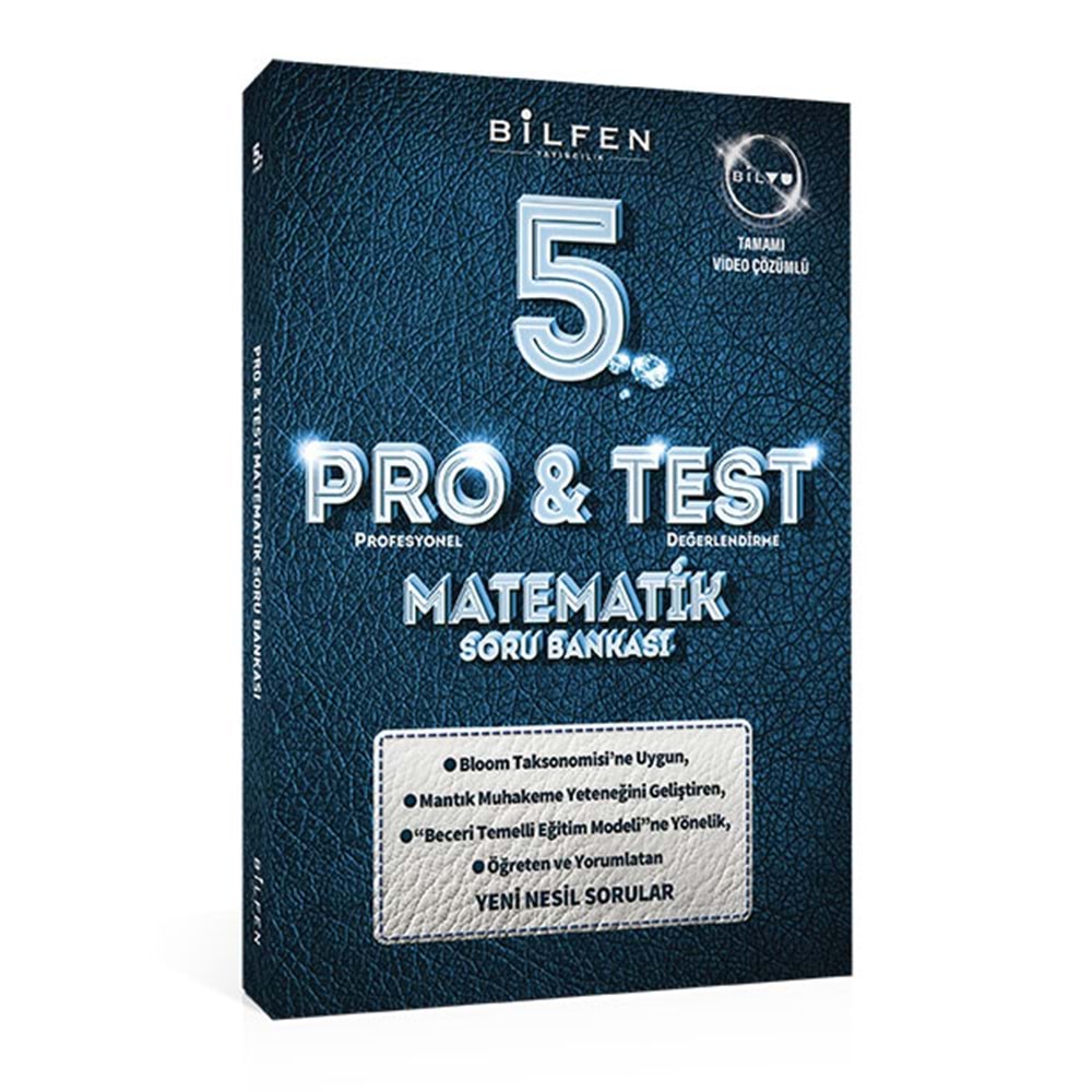 Bilfen 5. Sınıf Matematik Pro&Test Soru Bankası