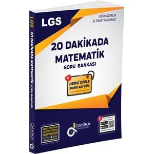 Dakika LGS 20 Dakikada Matematik Soru Bankası