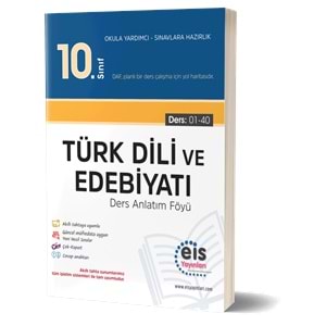 Eis DAF 10. Sınıf Türk Dili ve Edebiyatı Ders Anlatım Föyü