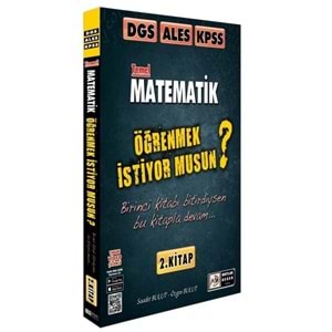 Tasarı DGS ALES KPSS Temel Matematik Öğrenmek İstiyor Musun 2. Kitap