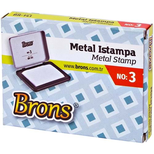 BRONS STAMPA METAL NO:3 BR-141