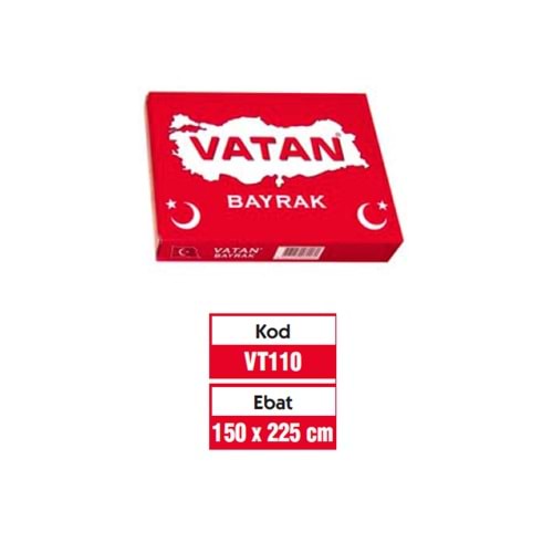 VATAN BAYRAK 150X225