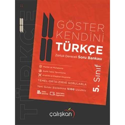 Çalışkan 5. Sınıf Türkçe Göster Kendini Soru Bankası