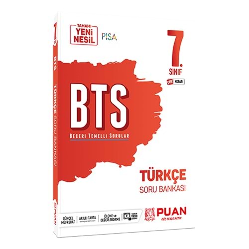 Puan 7. Sınıf Türkçe BTS Beceri Temelli Soru Bankası