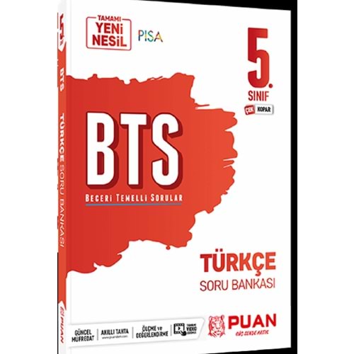 Puan 5. Sınıf Türkçe BTS Beceri Temelli Soru Bankası