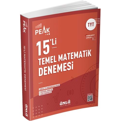 Ünlü Best Peak 15 Lİ TYT Temel Matematik Denemeleri