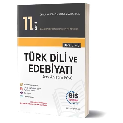 Eis DAF 11. Sınıf Türk Dili ve Edebiyatı