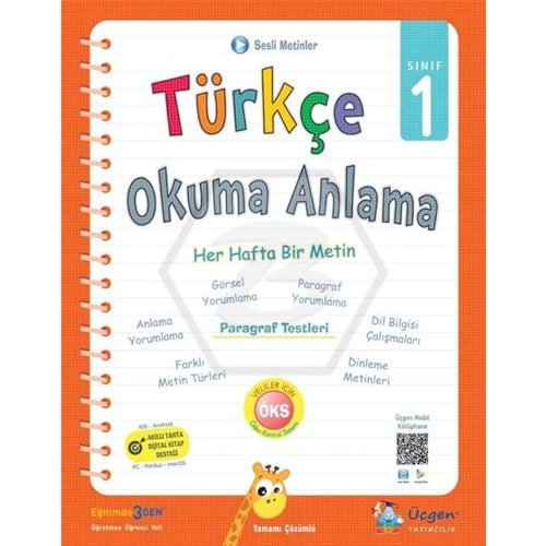 Üçgen 1. Sınıf Türkçe Okuma Anlama