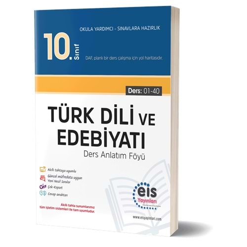 Eis DAF 10. Sınıf Türk Dili ve Edebiyatı Ders Anlatım Föyü