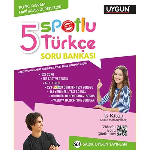 Sadık Uygun 5. Sınıf Yeni Spotlu Türkçe Soru Bankası