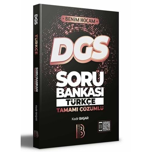 Benim Hocam 2022 DGS Türkçe Tamamı Çözümlü Soru Bankası