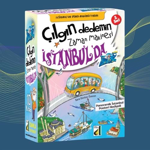 Çılgın Dedemin Zaman Makinesi-3: İstanbul'Da (10 Kitap+Hds)