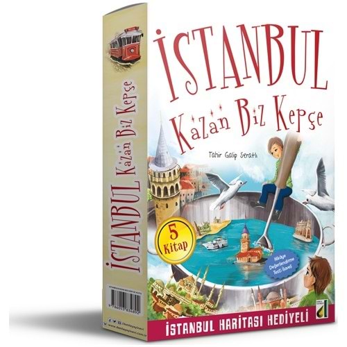İstanbul Kazan Biz Kepçe (5 Kitap+Hds+Harita)