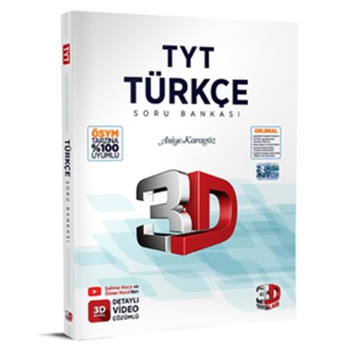 3D TYT Türkçe Tamamı Video Çözümlü Soru Bankası