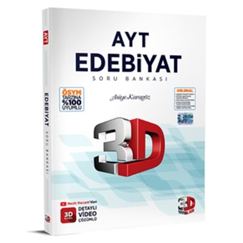3D AYT Edebiyat Video Çözümlü Soru Bankası