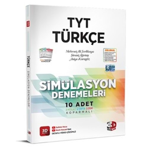 3D TYT Türkçe Simülasyon Denemeleri