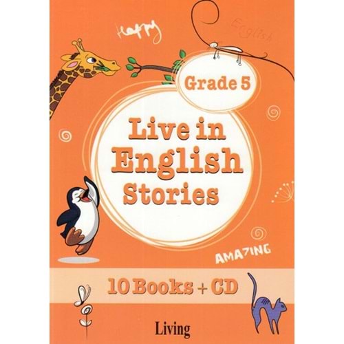 Live in English Stories Grade 5 10 Books CD