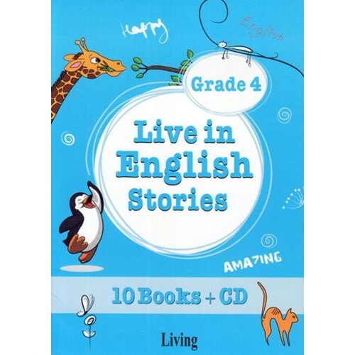 Live in English Stories Grade 4 10 Books CD