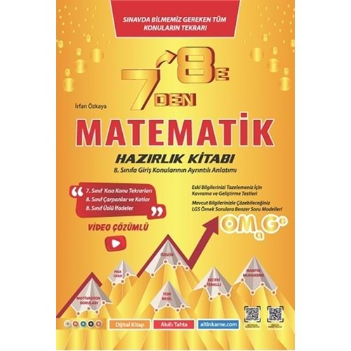 Omage 7 den 8 e LGS Matematik Hazırlık Kitabı