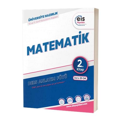 Eis TYT AYT Matematik Ders Anlatım Föyü 2.Kitap