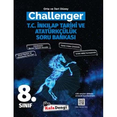 Kafa Dengi 8. Sınıf Challenger T.C. İnkılap Tarihi Ve Atatürkçülük Soru Bankası