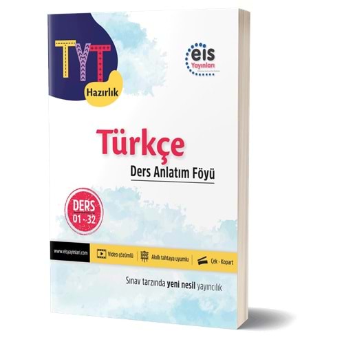 Eis TYT Türkçe Ders Anlatım Föyü Beyaz