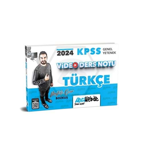 HocaWebde 2024 KPSS Türkçe Video Ders Notu