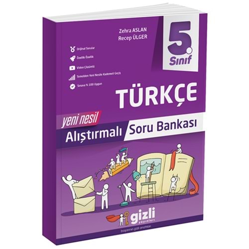Gizli 5. Sınıf Türkçe Alıştırmalı Soru Bankası