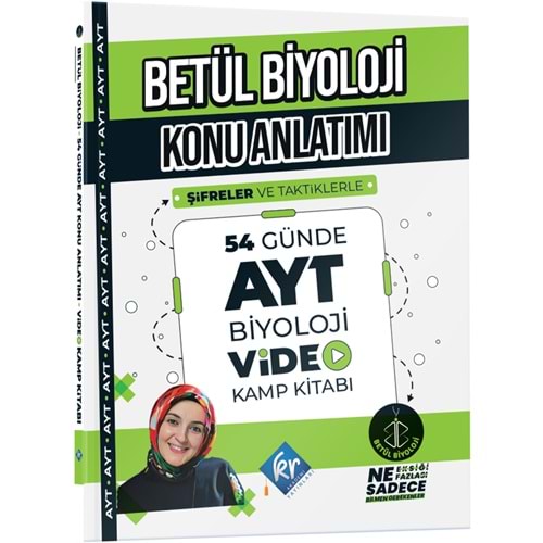 KR Akademi Betül Hoca AYT Biyoloji 54 Günde Biyoloji Video Kamp Kitabı