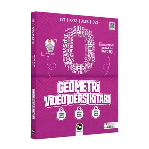 F10 Kenan Kara İle Zero Serisi Sıfırdan Geometri Video Ders Kitabı