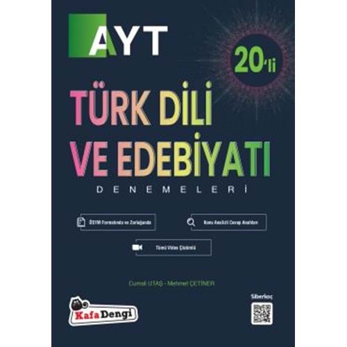 Kafa Dengi AYT Türk Dili ve Edebiyatı 20 li Deneme