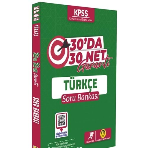 Tasarı KPSS Türkçe 30 Da 30 Net Garanti Soru Bankası
