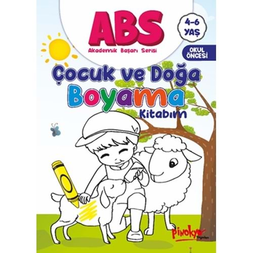 ABS 4 6 Yaş Çocuk ve Doğa Boyama Kitabım
