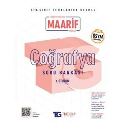 TG 1. Oturum Maarif Soru Bankası Coğrafya