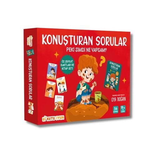 Konuşturan Sorular – Peki Şimdi Ne Yapsam? (Öz Şefkat Kartları ve Kitap Seti)