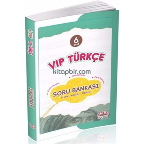 Editör 6. Sınıf VIP Türkçe Soru Bankası