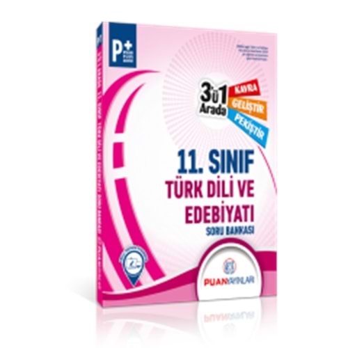 Puan 11. Sınıf Türk Dili ve Edebiyatı 3'ü 1 Arada Soru Bankası