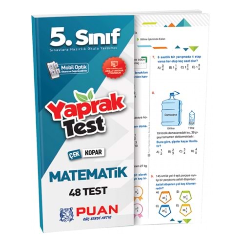Puan 5. Sınıf Matematik Çek Kopar Test