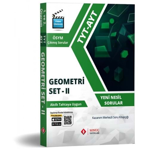 Sonuç TYT AYT Geometri Set 2 Kazanım Merkezli Soru Bankası