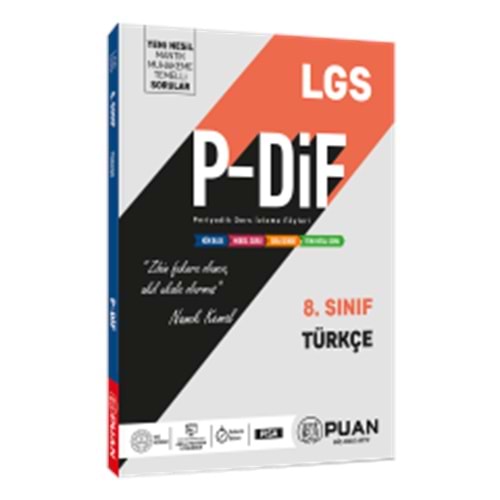 Puan 8. Sınıf LGS Türkçe PDİF Konu Anlatım Föyleri