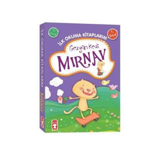 Gezgin Kedi Mırnav İlk Okuma Kitaplarım Set 10 Kitap Takım